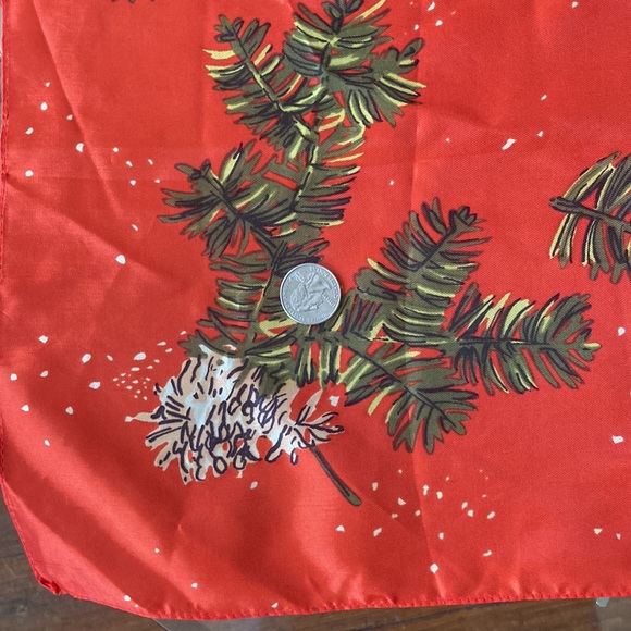 Vintage Christmas Holiday festive scarf - Picture 7 of 10